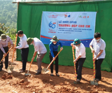 Khởi công xây dựng Công trình “Trường đẹp cho em”